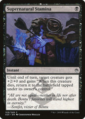Resistência Sobrenatural / Supernatural Stamina - Magic: The Gathering - MoxLand