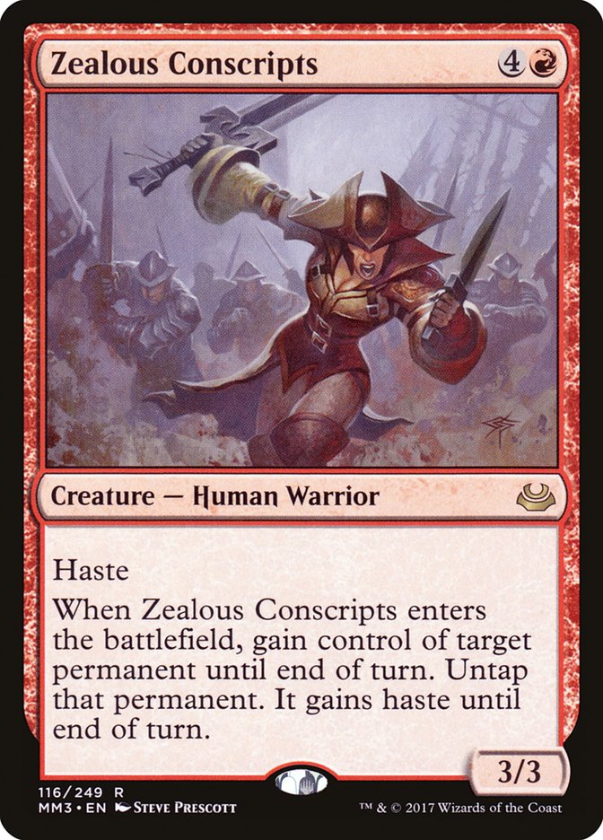 Recrutas Zelosos / Zealous Conscripts - Magic: The Gathering - MoxLand