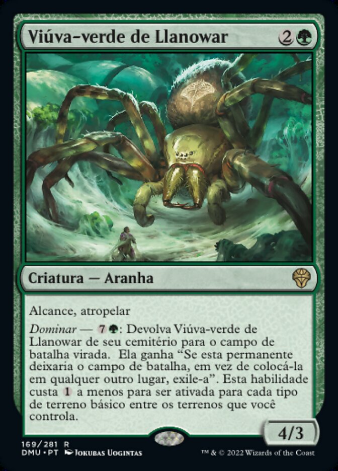 Viúva-verde de Llanowar / Llanowar Greenwidow - Magic: The Gathering - MoxLand