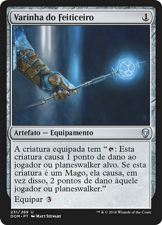 Varinha do Feiticeiro / Sorcerer's Wand - Magic: The Gathering - MoxLand
