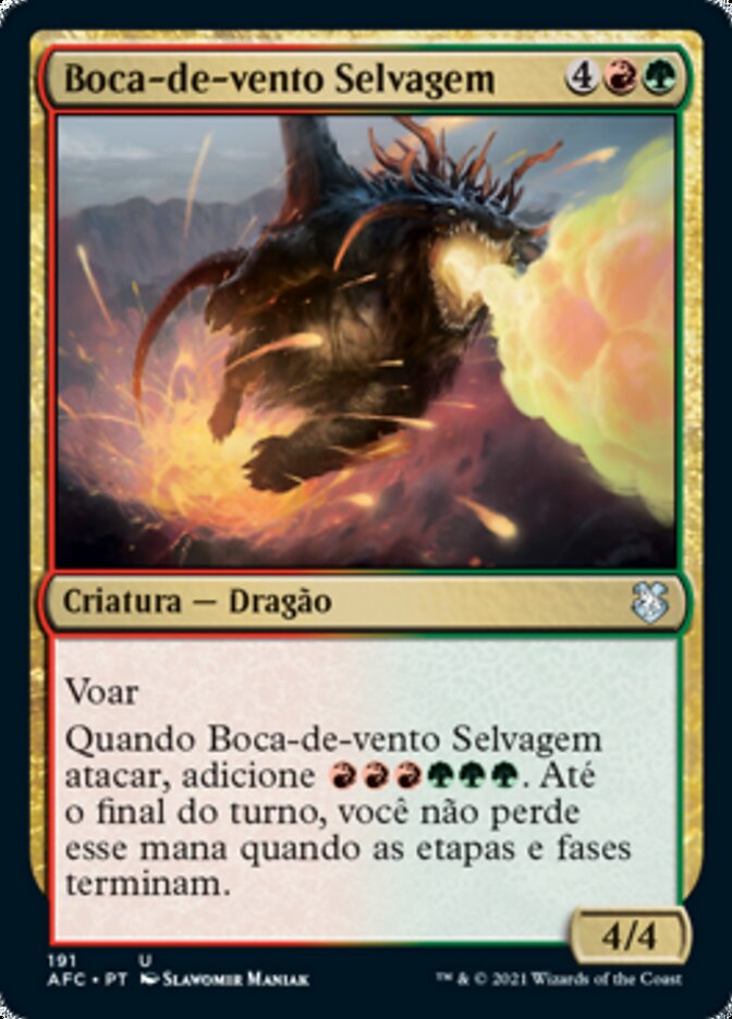 Boca-de-vento Selvagem / Savage Ventmaw - Magic: The Gathering - MoxLand