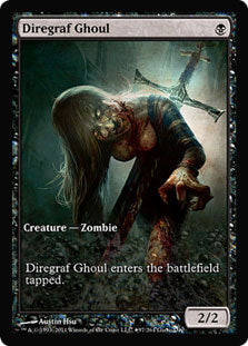 Carniçal do Cemitério do Terror / Diregraf Ghoul - Magic: The Gathering - MoxLand