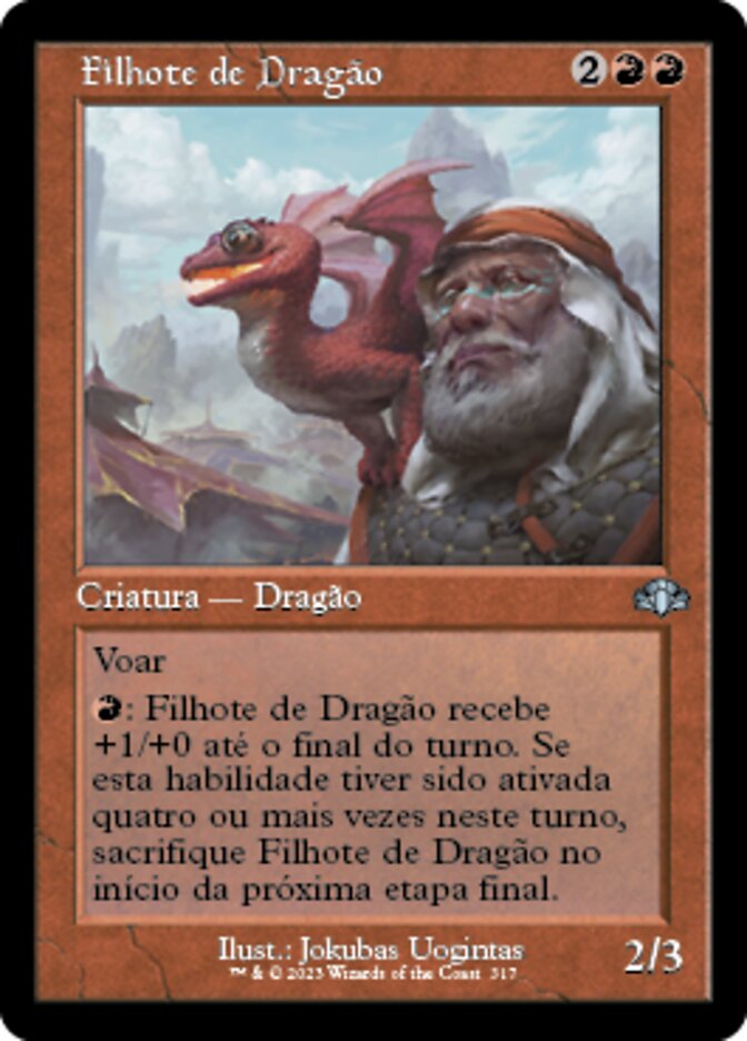 Filhote de Dragão / Dragon Whelp - Magic: The Gathering - MoxLand