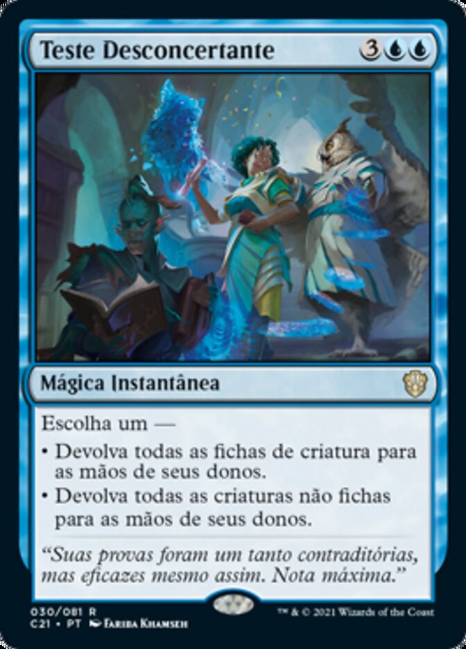 Teste Desconcertante / Perplexing Test - Magic: The Gathering - MoxLand