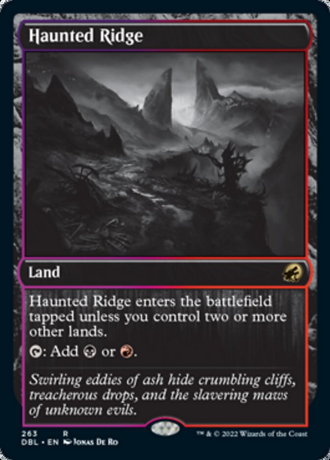 Cordilheira Assombrada / Haunted Ridge - Magic: The Gathering - MoxLand