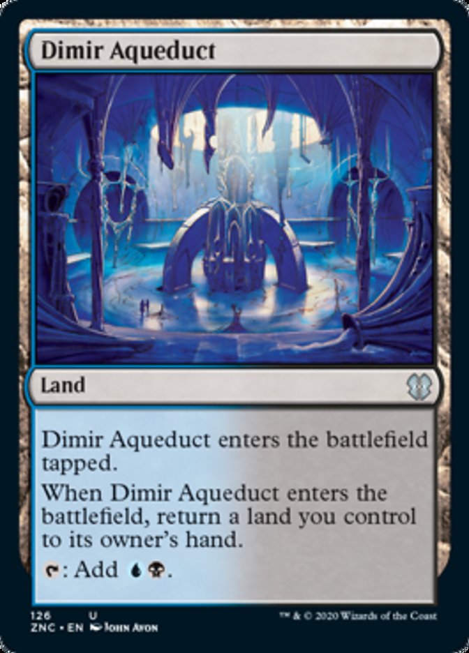 Aqueduto Dimir / Dimir Aqueduct - Magic: The Gathering - MoxLand