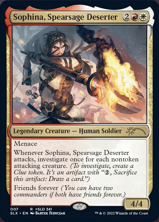 Sophina, Spearsage Deserter / Sophina, Spearsage Deserter - Magic: The Gathering - MoxLand