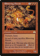 Gato Ígneo Empolado / Blistering Firecat - Magic: The Gathering - MoxLand