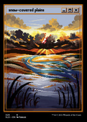 Planície Nevada / Snow-Covered Plains - Magic: The Gathering - MoxLand