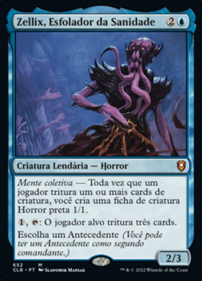 Zellix, Esfolador da Sanidade / Zellix, Sanity Flayer - Magic: The Gathering - MoxLand