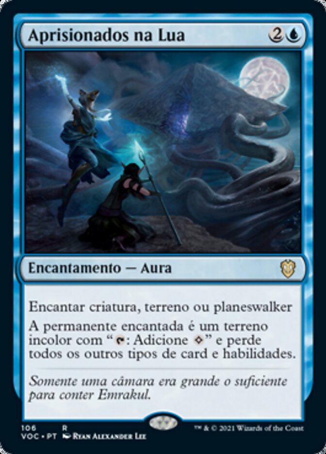 Aprisionados na Lua / Imprisoned in the Moon - Magic: The Gathering - MoxLand