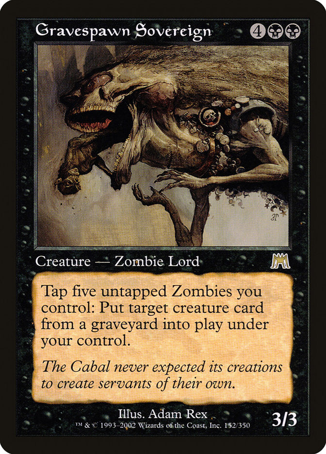 Soberano da Prole Tumular / Gravespawn Sovereign - Magic: The Gathering - MoxLand