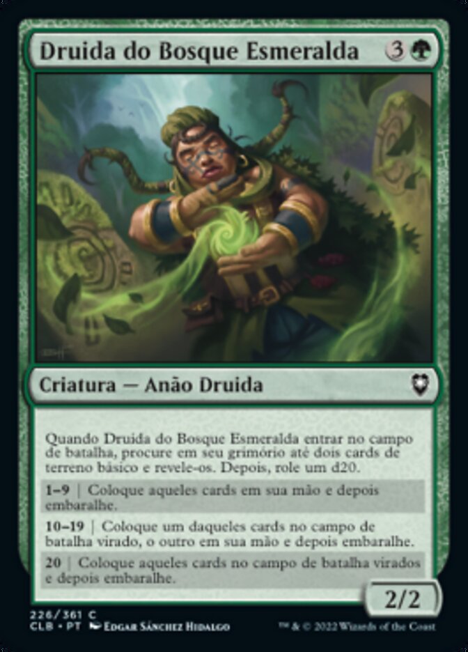 Druida do Bosque Esmeralda / Druid of the Emerald Grove - Magic: The Gathering - MoxLand