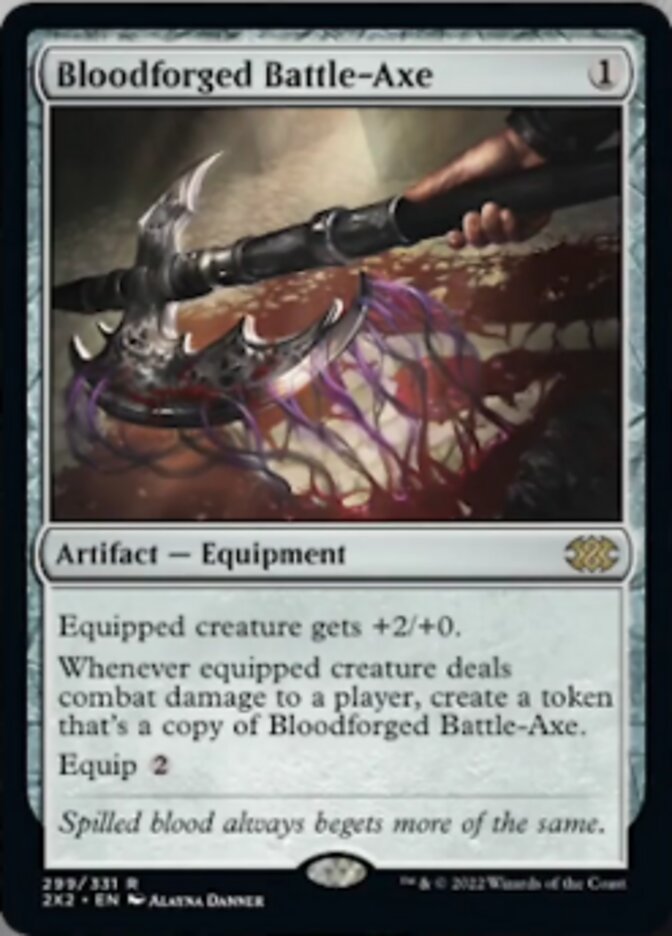 Machado Forjado em Sangue / Bloodforged Battle-Axe - Magic: The Gathering - MoxLand