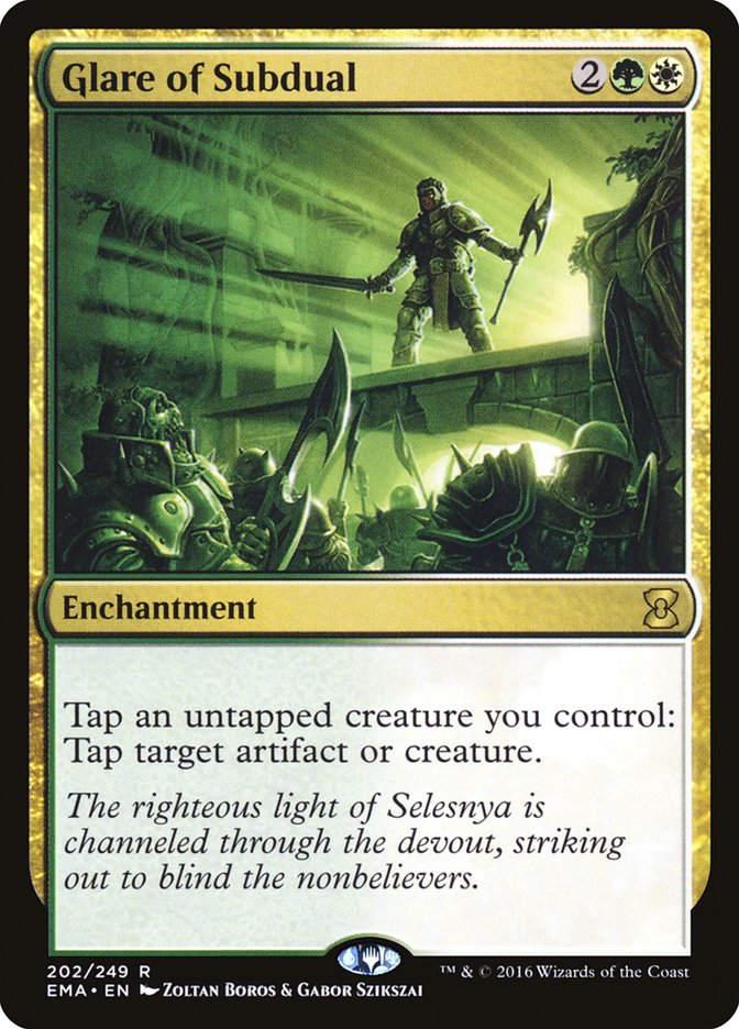 Fulgor da Subjugação / Glare of Subdual - Magic: The Gathering - MoxLand