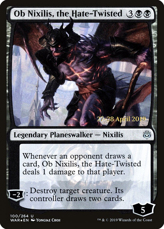 Ob Nixilis, Transtornado Pelo Ódio / Ob Nixilis, the Hate-Twisted - Magic: The Gathering - MoxLand