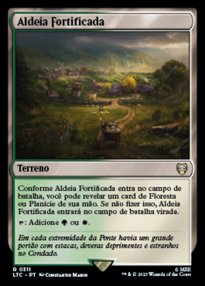 Aldeia Fortificada / Fortified Village - Magic: The Gathering - MoxLand