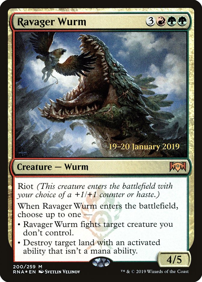 Vorme Devastador / Ravager Wurm - Magic: The Gathering - MoxLand