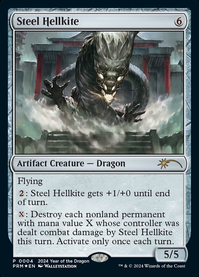 Dragão Avérneo de Aço / Steel Hellkite - Magic: The Gathering - MoxLand