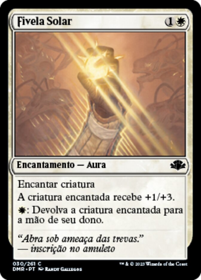 Fivela Solar / Sun Clasp - Magic: The Gathering - MoxLand