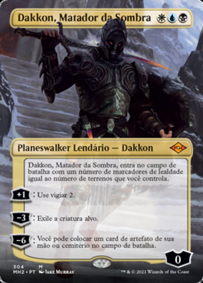 Dakkon, Matador da Sombra / Dakkon, Shadow Slayer - Magic: The Gathering - MoxLand