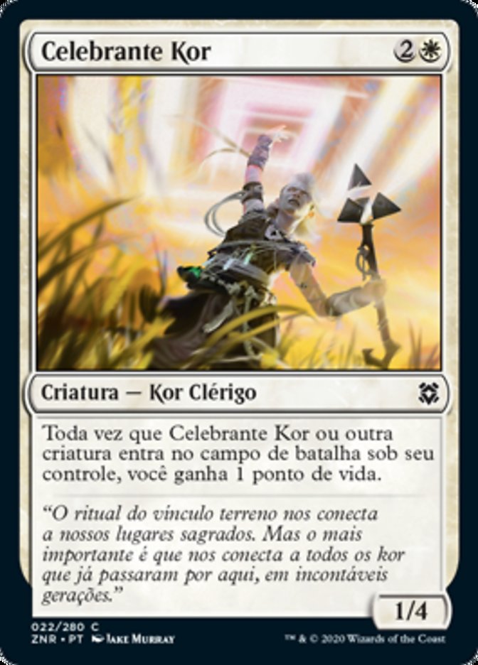 Celebrante Kor / Kor Celebrant - Magic: The Gathering - MoxLand