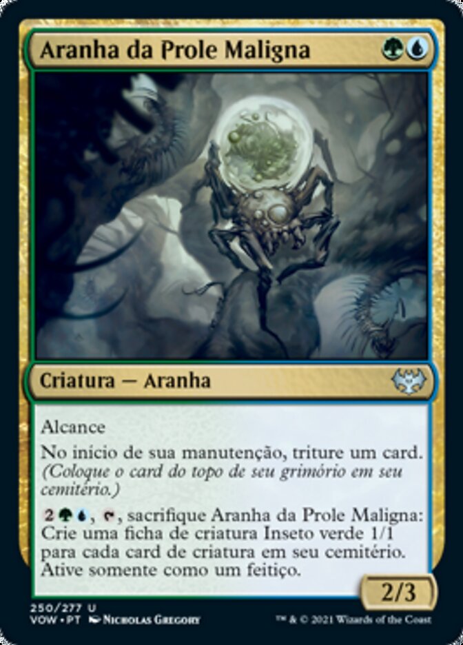 Aranha da Prole Maligna / Vilespawn Spider - Magic: The Gathering - MoxLand