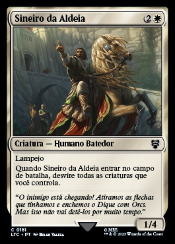 Sineiro da Aldeia / Village Bell-Ringer - Magic: The Gathering - MoxLand