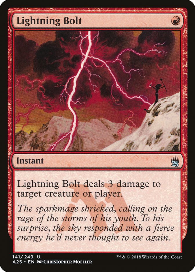 Raio / Lightning Bolt - Magic: The Gathering - MoxLand