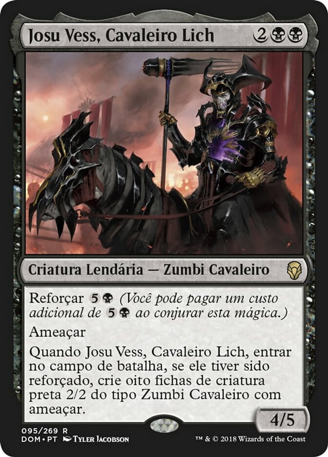 Josu Vess, Cavaleiro Lich / Josu Vess, Lich Knight - Magic: The Gathering - MoxLand