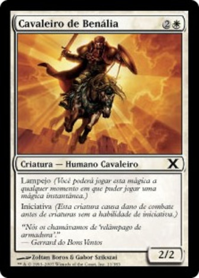 Cavaleiro de Benália / Benalish Knight - Magic: The Gathering - MoxLand