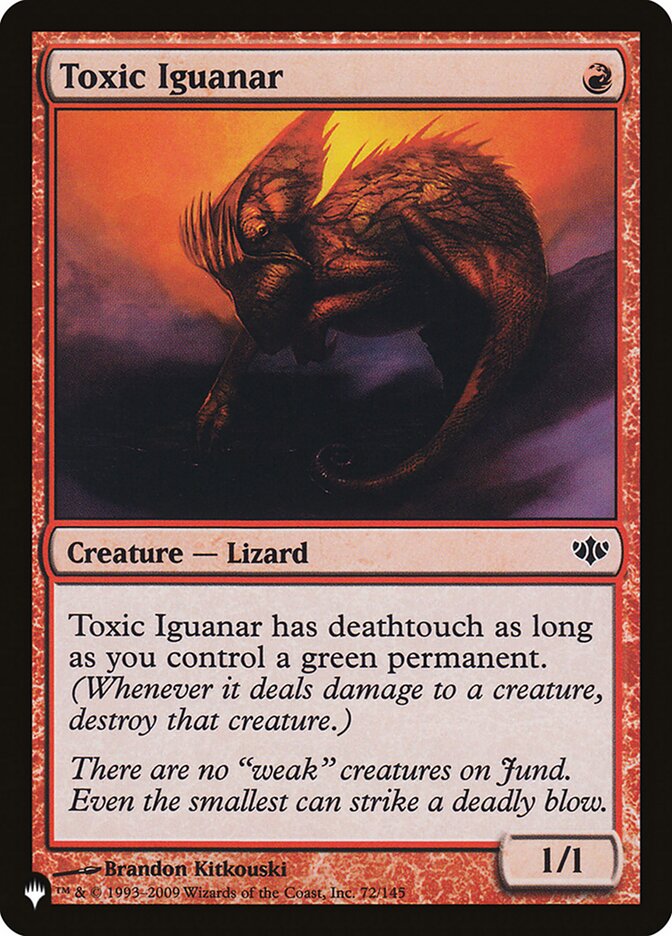 Iguanar Tóxico / Toxic Iguanar - Magic: The Gathering - MoxLand