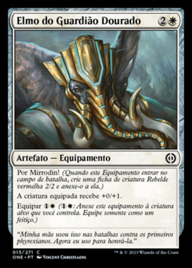 Elmo do Guardião Dourado / Goldwarden's Helm - Magic: The Gathering - MoxLand