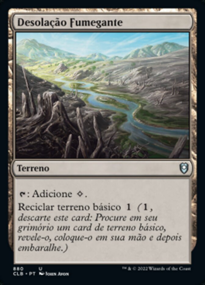 Desolação Fumegante / Ash Barrens - Magic: The Gathering - MoxLand