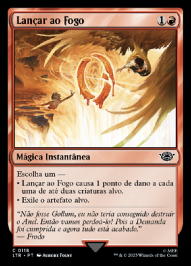 Lançar ao Fogo / Cast into the Fire - Magic: The Gathering - MoxLand