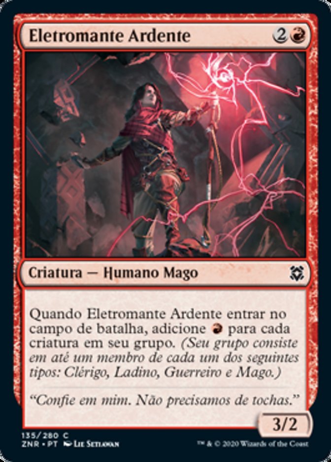 Eletromante Ardente / Ardent Electromancer - Magic: The Gathering - MoxLand