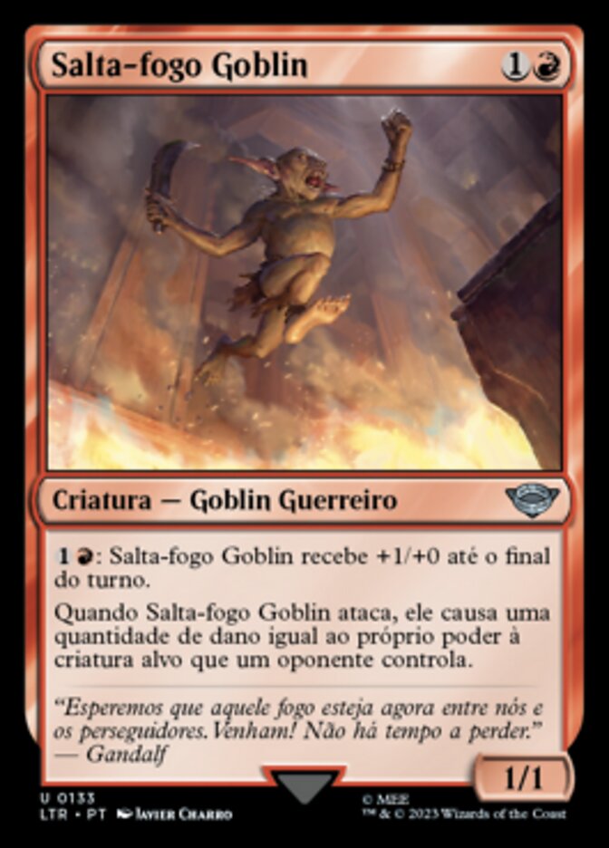 Salta-fogo Goblin / Goblin Fireleaper - Magic: The Gathering - MoxLand