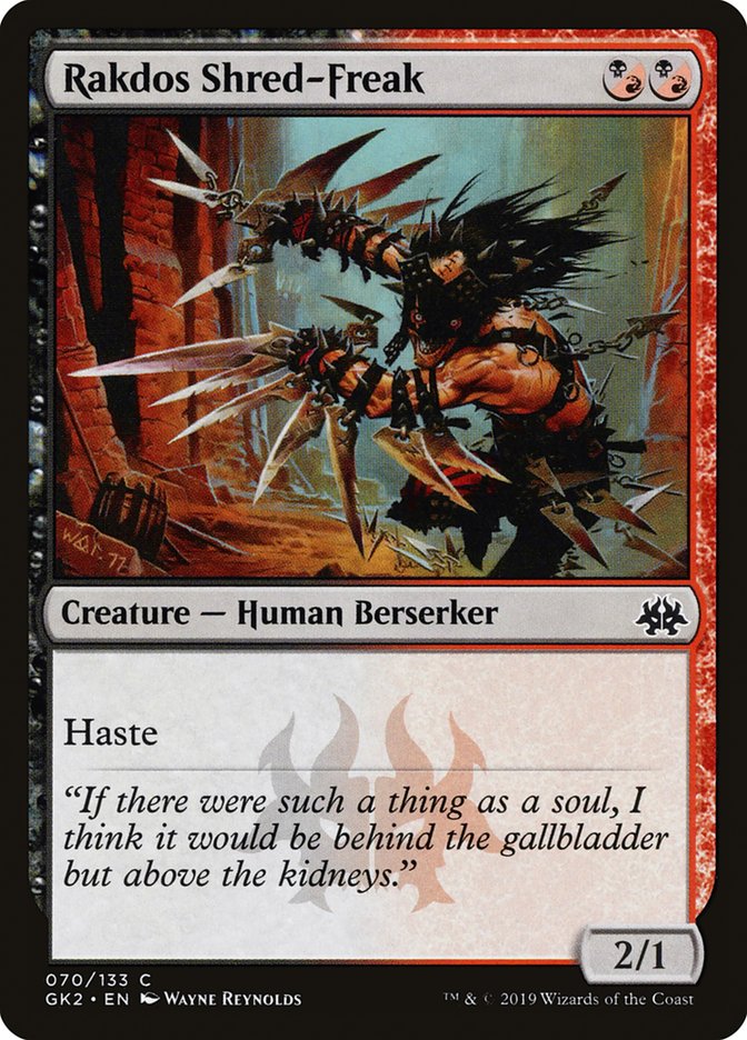 Retalheiro Louco Rakdos / Rakdos Shred-Freak - Magic: The Gathering - MoxLand