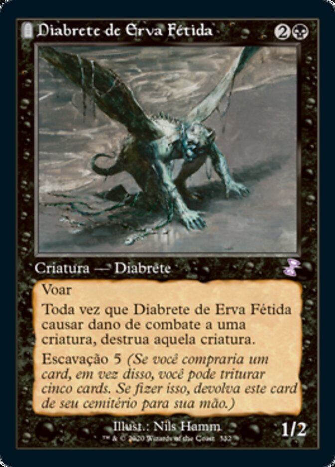 Diabrete de Erva Fétida / Stinkweed Imp - Magic: The Gathering - MoxLand