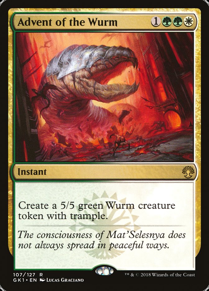 Advento do Vorme / Advent of the Wurm - Magic: The Gathering - MoxLand