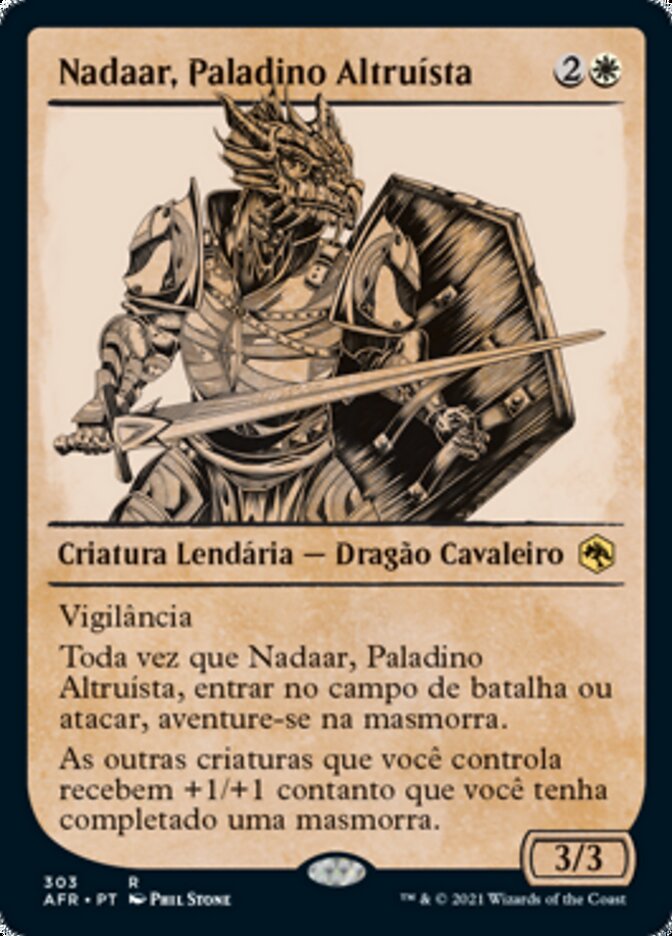 Nadaar, Paladino Altruísta / Nadaar, Selfless Paladin - Magic: The Gathering - MoxLand