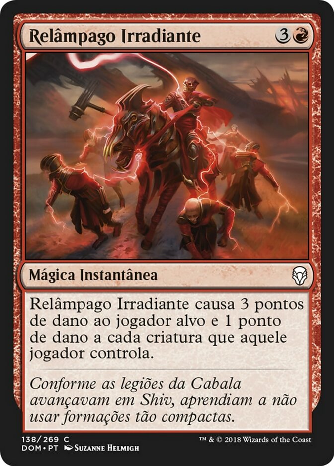 Relâmpago Irradiante / Radiating Lightning - Magic: The Gathering - MoxLand