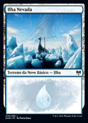 Ilha Nevada / Snow-Covered Island - Magic: The Gathering - MoxLand
