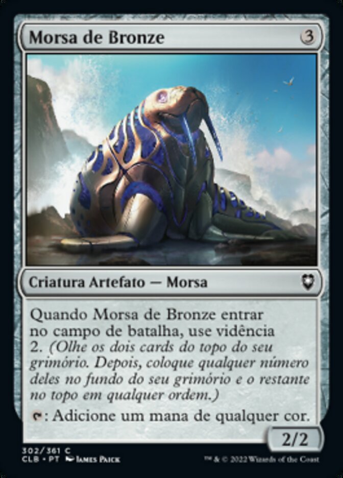 Morsa de Bronze / Bronze Walrus - Magic: The Gathering - MoxLand