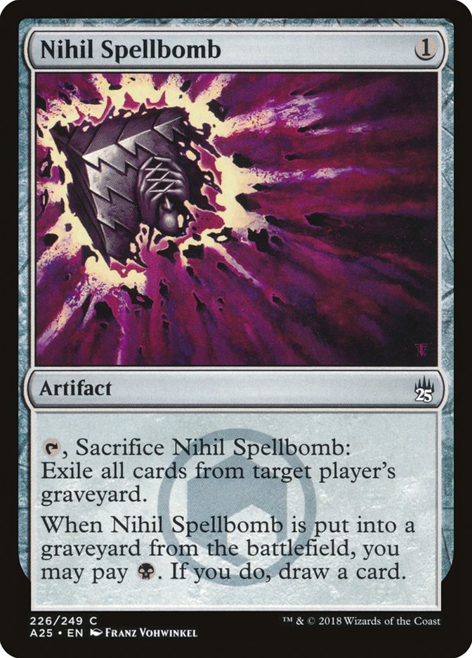 Magibomba Niilista / Nihil Spellbomb - Magic: The Gathering - MoxLand