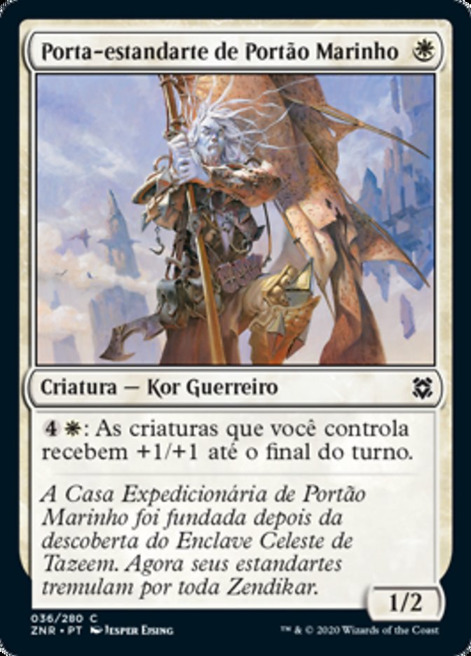 Porta-estandarte de Portão Marinho / Sea Gate Banneret - Magic: The Gathering - MoxLand