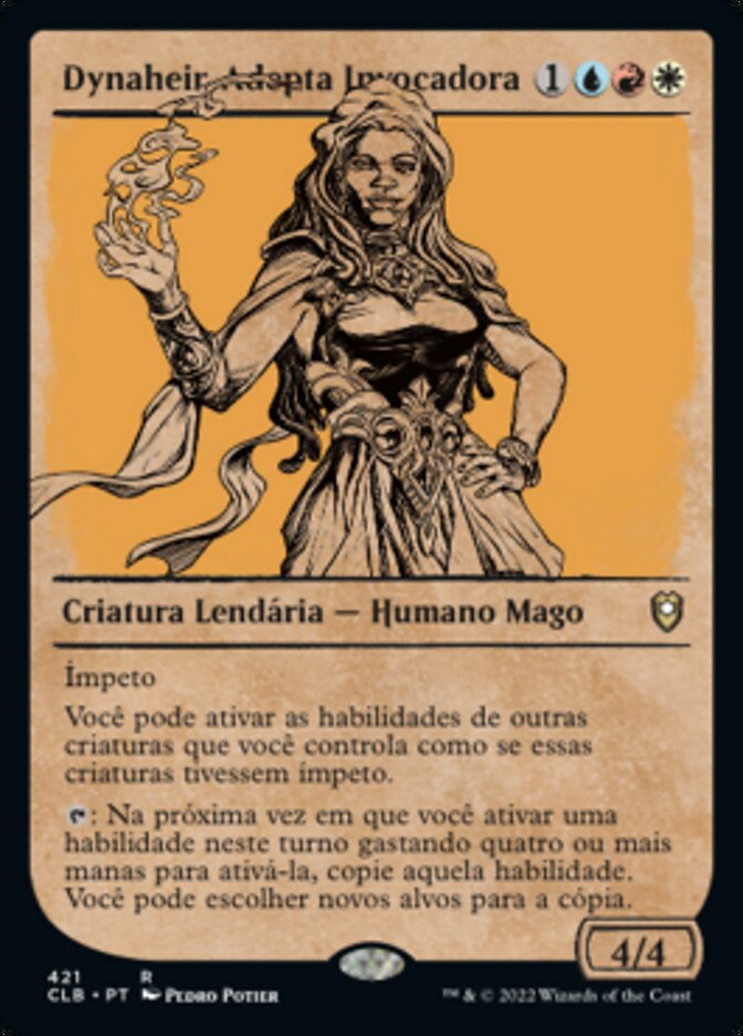 Dynaheir, Adepta Invocadora / Dynaheir, Invoker Adept - Magic: The Gathering - MoxLand