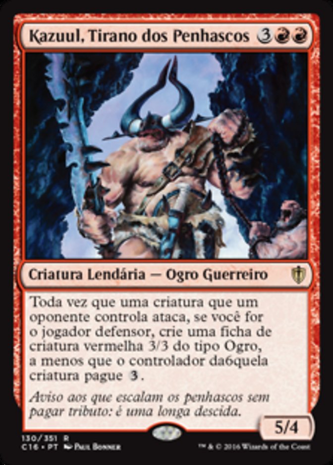 Kazuul, Tirano dos Penhascos / Kazuul, Tyrant of the Cliffs - Magic: The Gathering - MoxLand