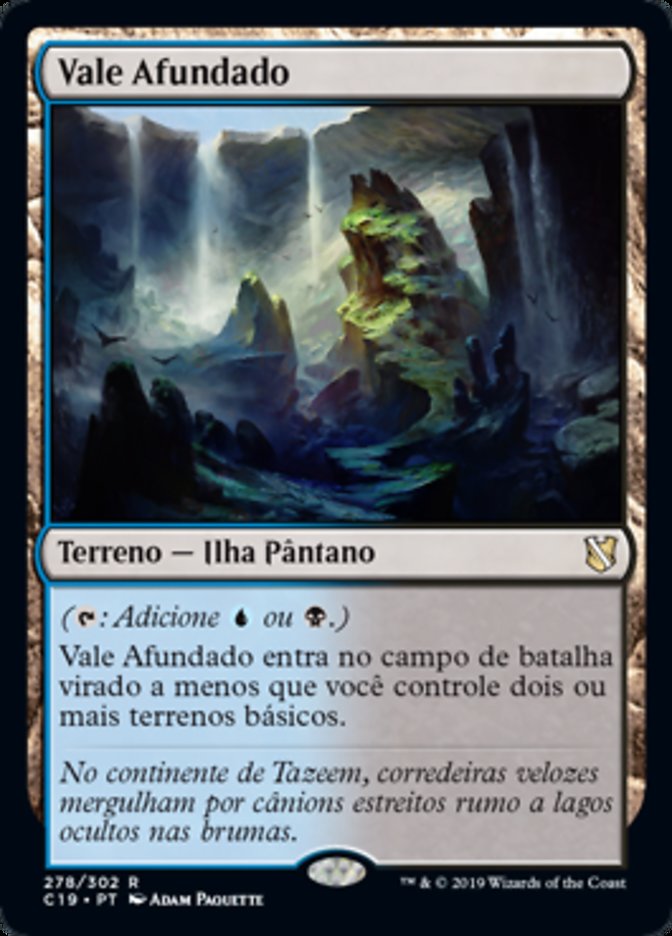 Vale Afundado / Sunken Hollow - Magic: The Gathering - MoxLand