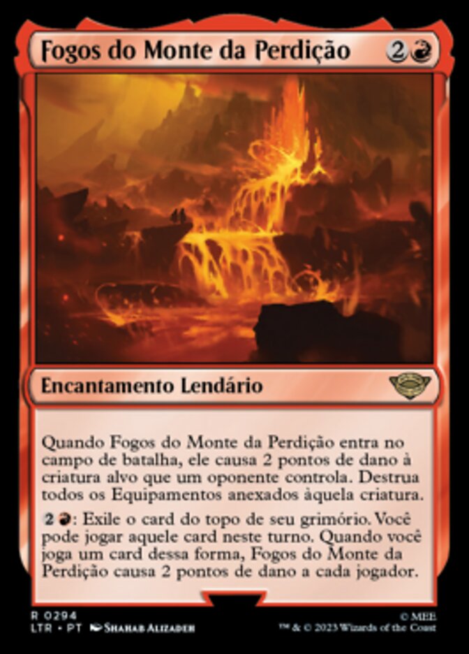 Fogos do Monte da Perdição / Fires of Mount Doom - Magic: The Gathering - MoxLand